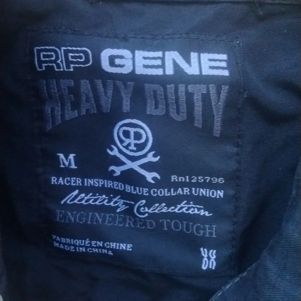 RP Gene heavy duty cotton Jacket, racer inspired Rn125796, sizeM